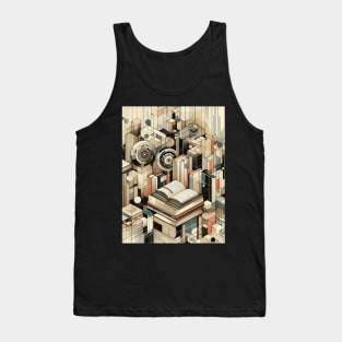 Abstract books Tank Top